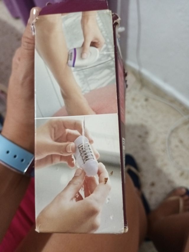 depiladora electrónica marca Philips