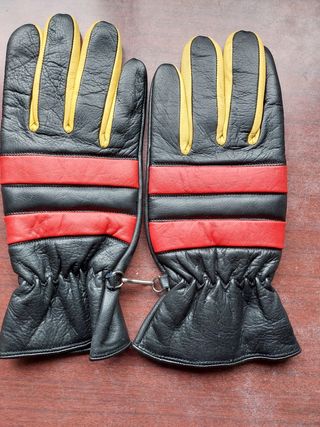 Guantes de moto en piel