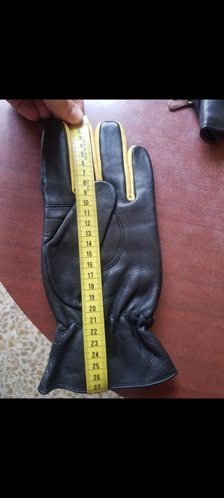 Guantes de moto en piel