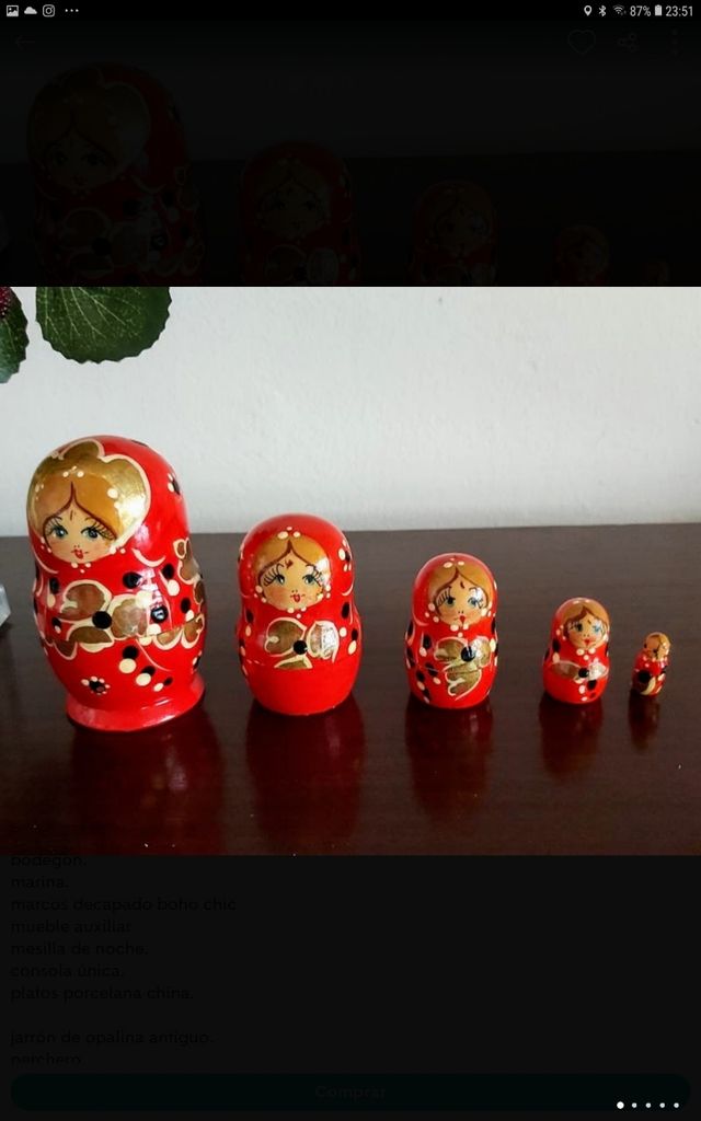 Muñecas auténtica matroska