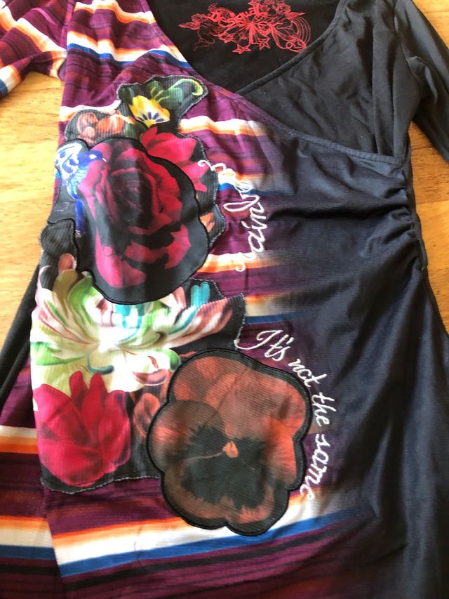 Vestido desigual talla xs. Perfecto estado