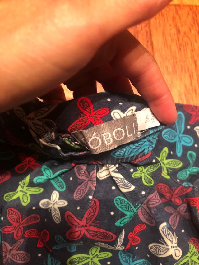 Conjunto pantalon pana y camiseta boboli talla 9M