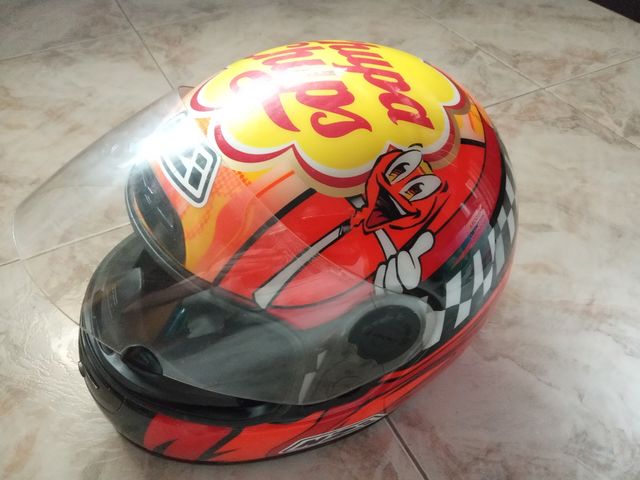 casco moto talla L