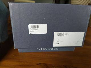 Zapatos de tacón azul