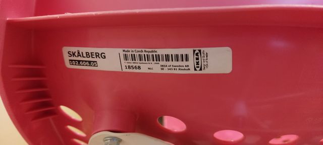 Silla IKEA SKALBERG ruedas,gira,altura regulable