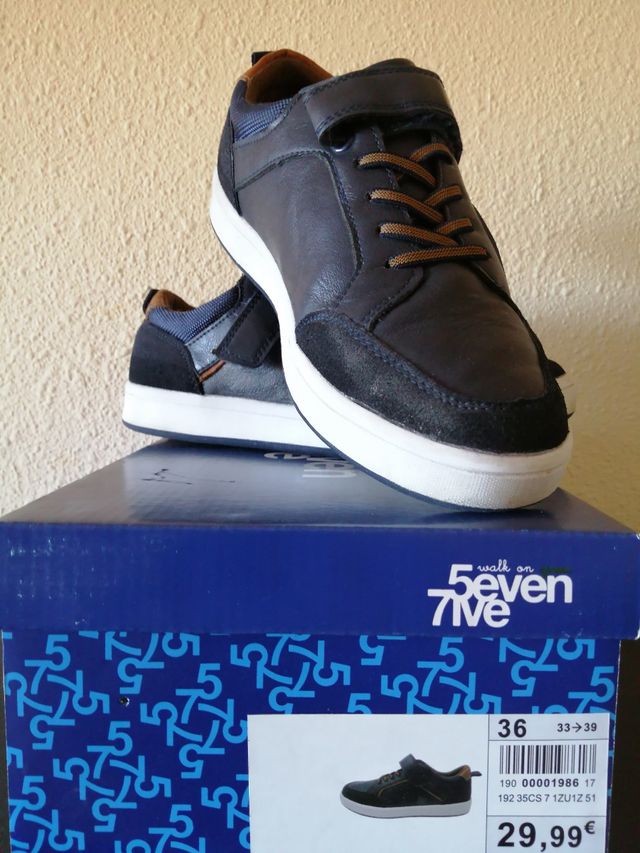 zapatillas / zapato casual con velcro n 36