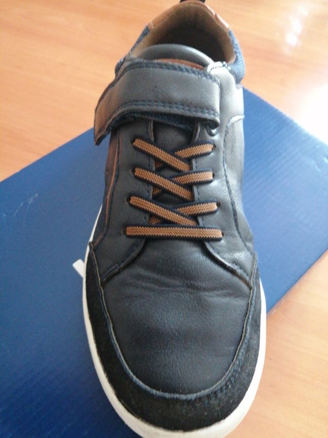 zapatillas / zapato casual con velcro n 36