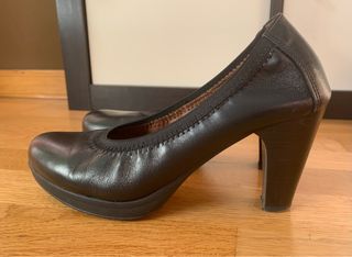 Zapatos Pitillos Tacón Piel