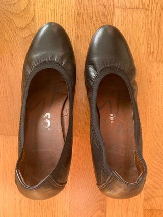 Zapatos Pitillos Tacón Piel