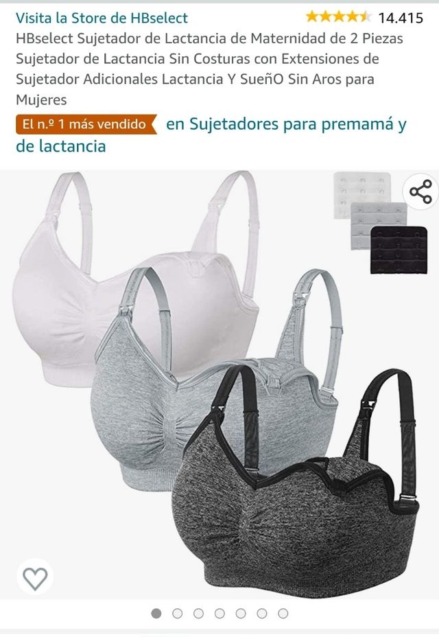 Sujetadores lactancia(2×10)