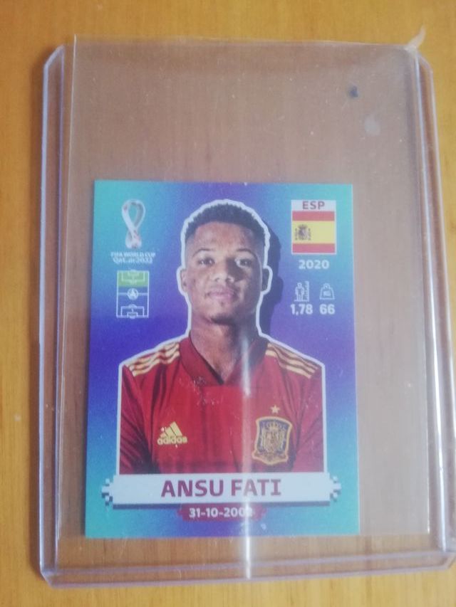 Ansu Fati Panini World Cup Qatar 2022