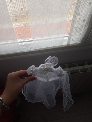 velo de novia disfraz
