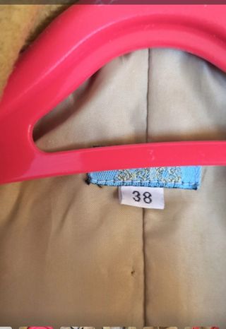 Americana pana chica color verde talla 38