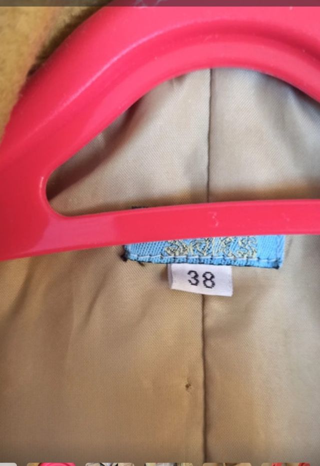 Americana pana chica color verde talla 38