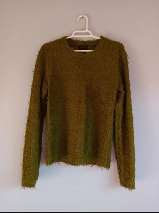 Jersey chica color verde. Marca Zara trafaluc