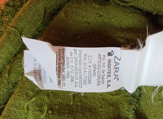Jersey chica color verde. Marca Zara trafaluc