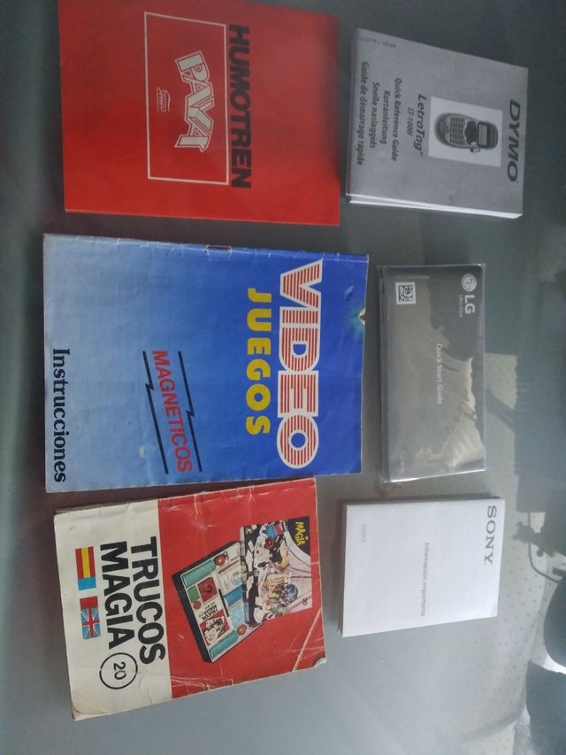 Lote Instrucciones todo por 2€