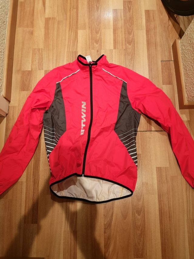 chaqueta lluvia ciclismo talla M Btwin