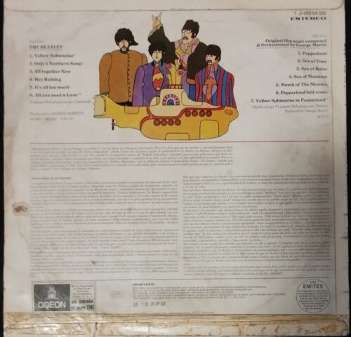 THE BEATLES - YELLOW SUBMARINE/ LP VINILE