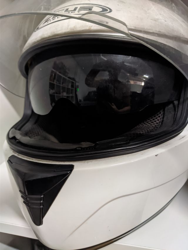 Casco integral blanco S