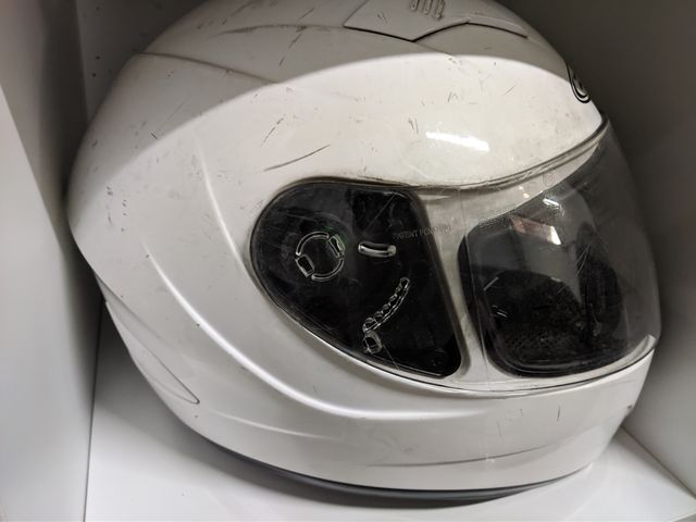 Casco integral blanco S