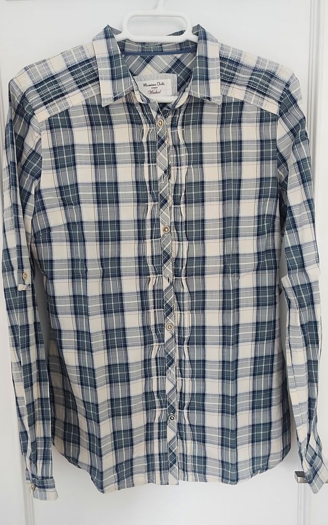 Camisa cuadros Massimo Dutti