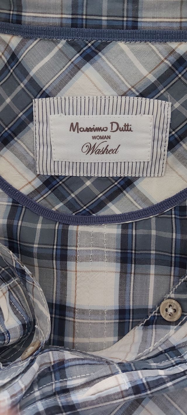 Camisa cuadros Massimo Dutti