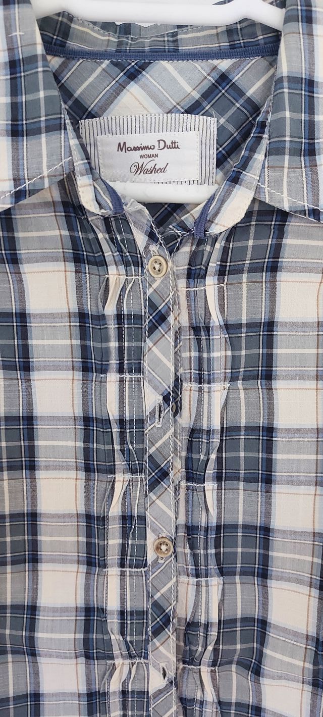 Camisa cuadros Massimo Dutti