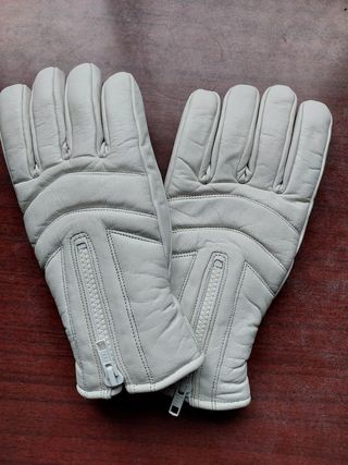 Guantes en piel para motos 
