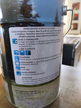 impregnante all'acqua Feroni