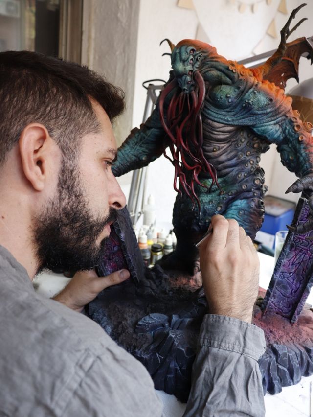 Pintor de figuras. minis. @polk.miniatures.studio