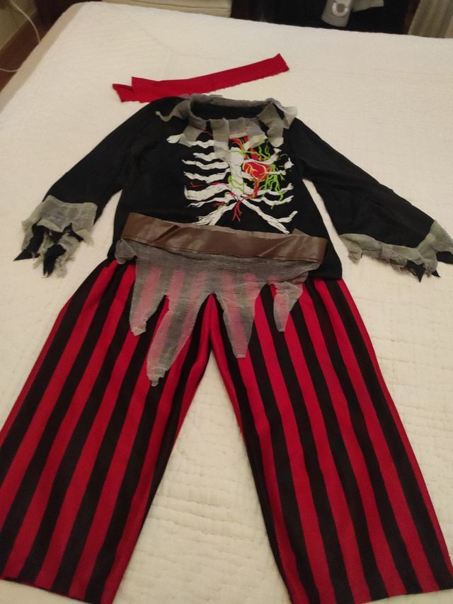 disfraz de pirata zombi