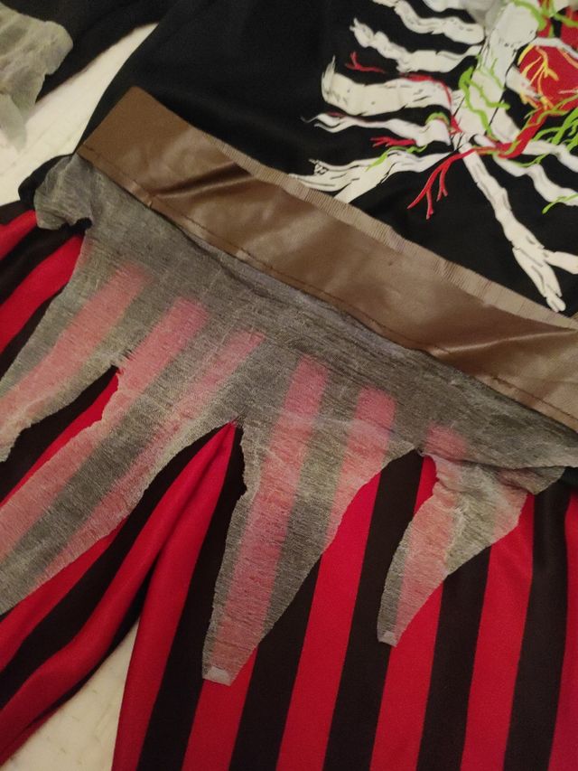 disfraz de pirata zombi