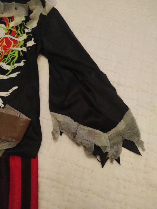 disfraz de pirata zombi