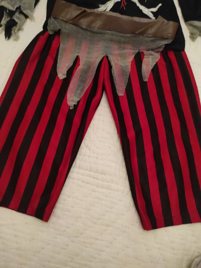 disfraz de pirata zombi