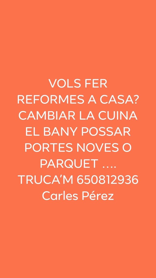 VOLS REFORMAR LA CUINA O EL BANY ?