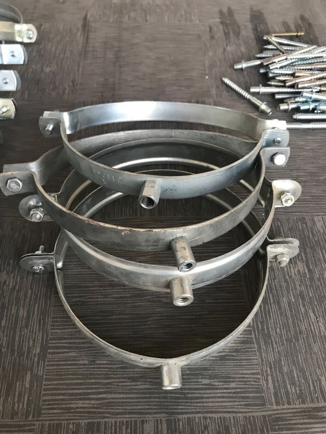 Flange per tubi in pvc 180 125 90 85 80 75