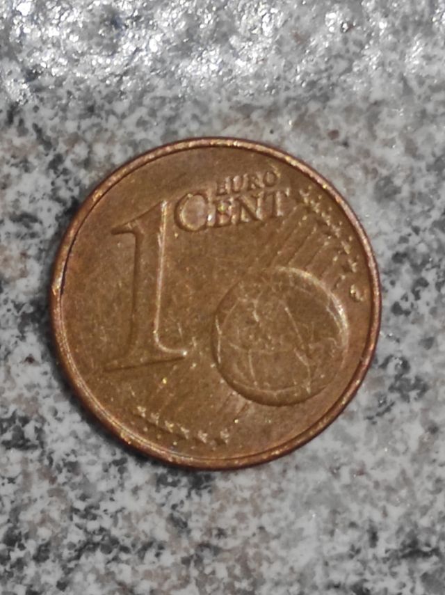 moneda 1 céntimo Alemania rama de roble 2002 D