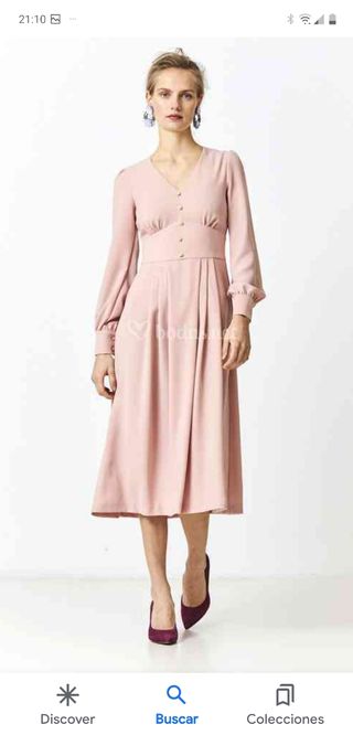 VESTIDO COOSY ROSA M