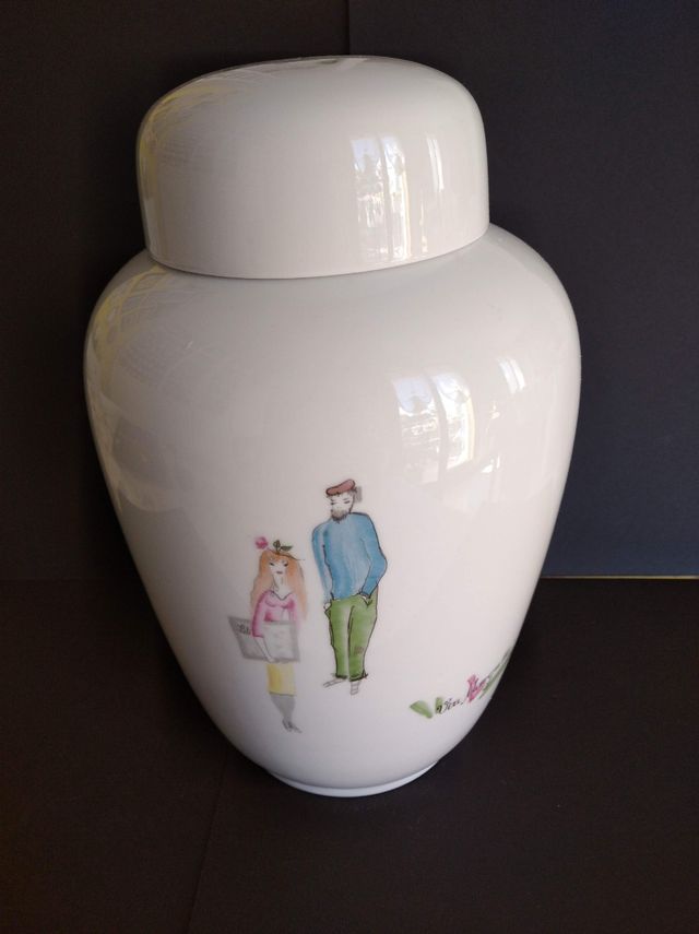 Vaso Potiche Hutschenreuther Selb Bavaria, anni '6