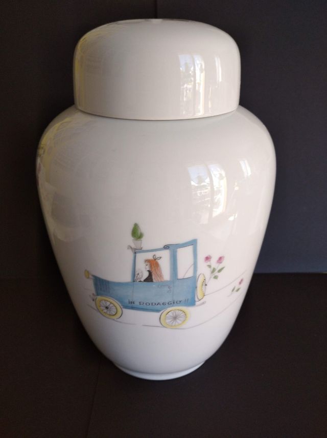 Vaso Potiche Hutschenreuther Selb Bavaria, anni '6