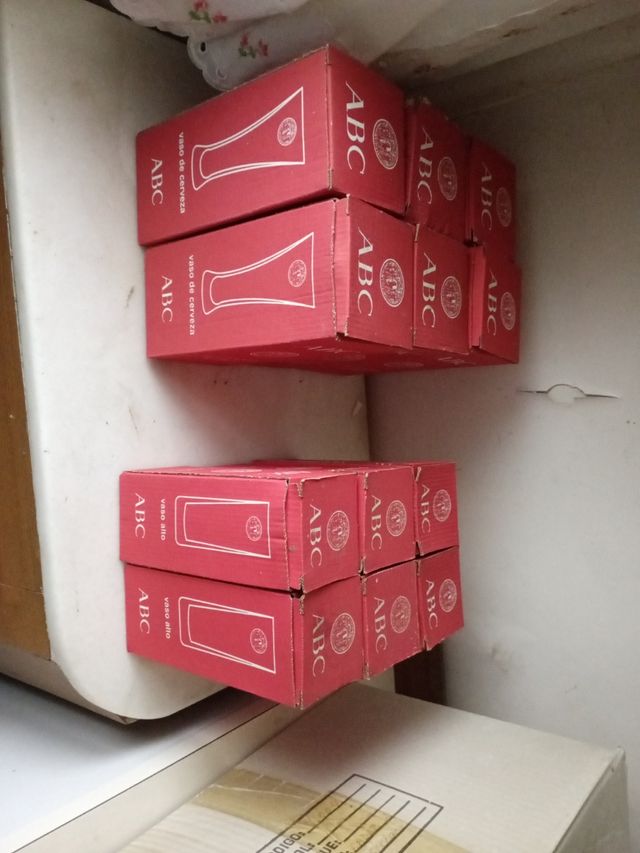 vasos cristalería sevillana