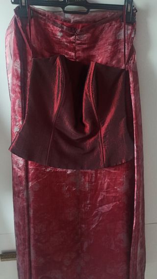Traje tres piezas Boda noche, regalo chal