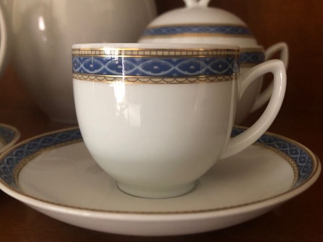 Juego de café en porcelana 