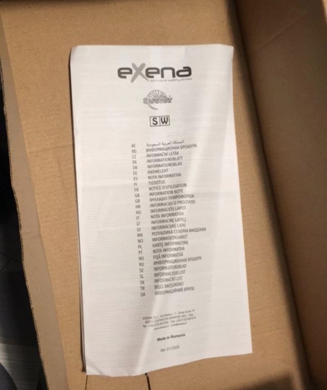 scarpe antinfortunistiche lavoro Exena misura 42