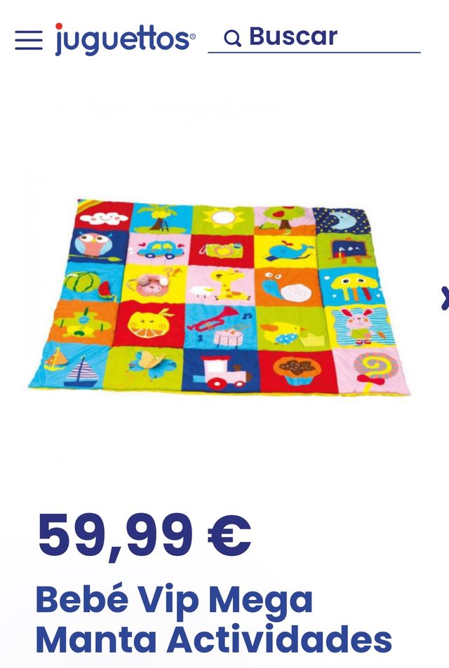 Manta actividades bebé