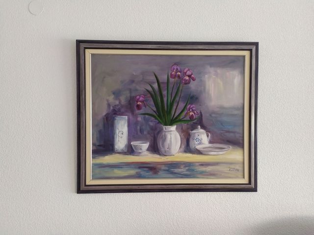 Óleo sobre lienzo-bodegón