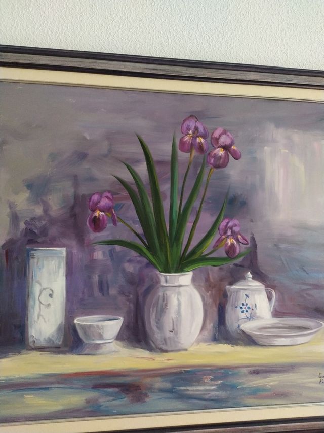 Óleo sobre lienzo-bodegón