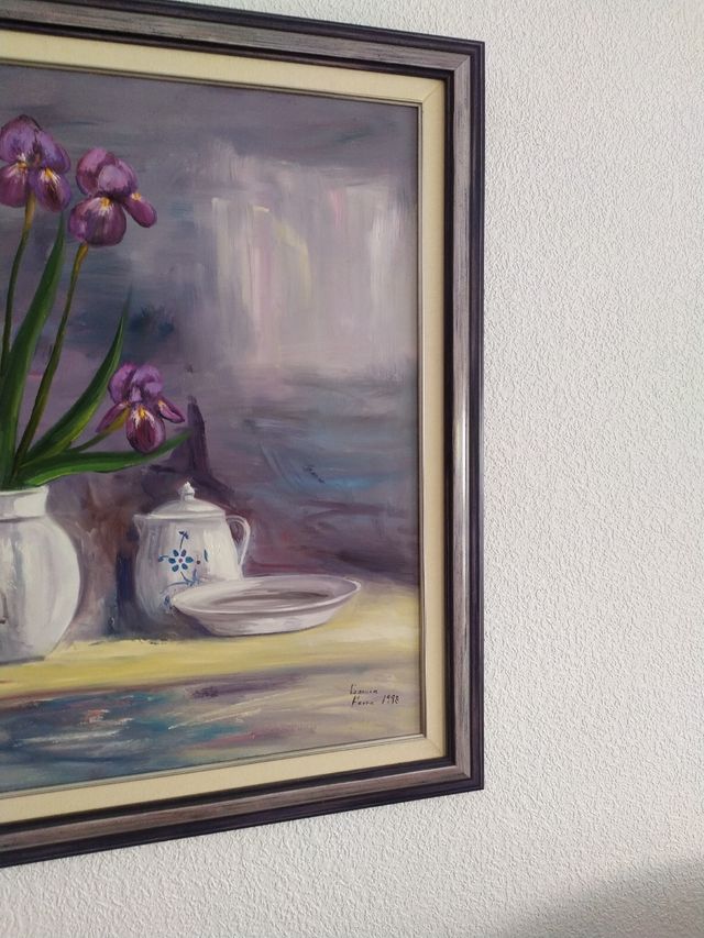 Óleo sobre lienzo-bodegón