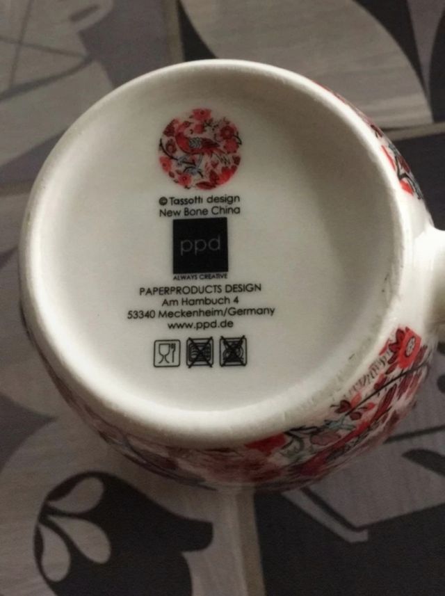 Tazze Tassotti Desing Paone Rosso